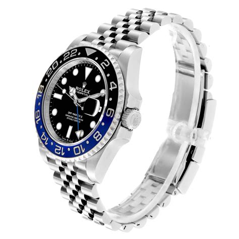 black and blue rolex|gmt batman rolex price.